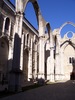 Inside the ruined church/convent.